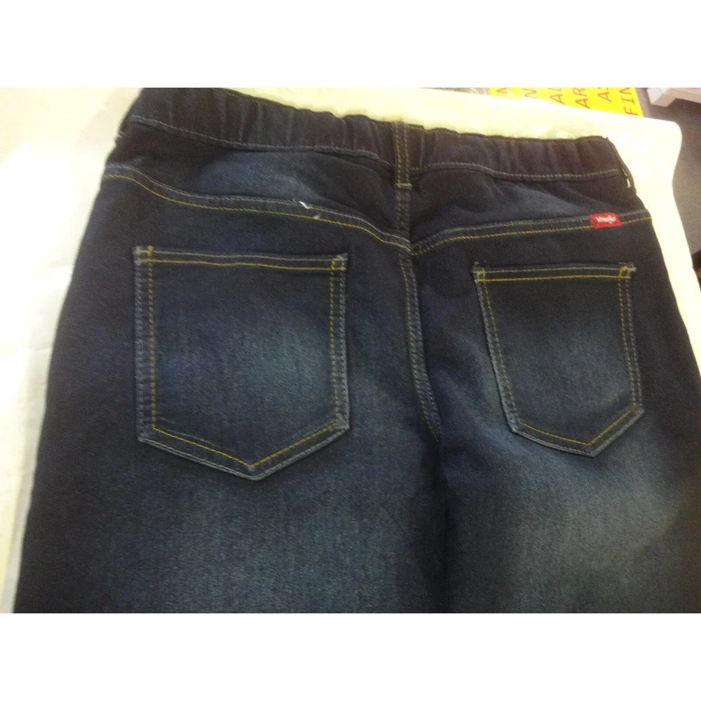 Wrangler‎ Slim fit boys 14 husky denim dark blue jeans NWT